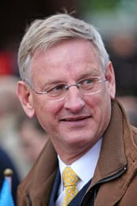 Carl Bildt in Bamse och världens minsta äventyr