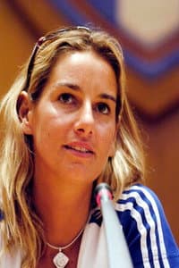 Sofia Bekatorou in Tack