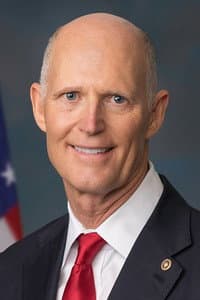 Rick Scott in Paris to Pittsburgh