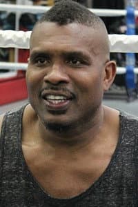 Donovan Ruddock in Mike Tyson vs Donovan Razor Ruddock I