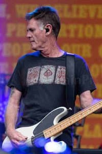 Bones Hillman in Midnight Oil - Armistice Day - Live At The Domain Sydney