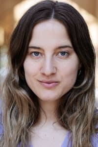 Eszter Popp in an embrace