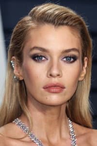 Stella Maxwell in Jungle Red
