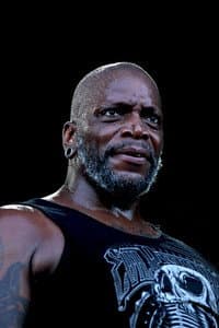 Derrick Green in Sepultura Feat. Les Tambours Du Bronx - Metal Veins - Alive at Rock in Rio