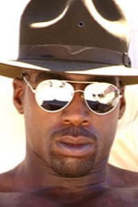 Malik Washington in Military Muscle