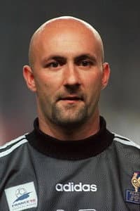 Fabien Barthez in France - Brésil : Foot - Coupe du monde 1998 - Finale