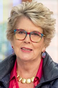 Prue Leith in The Great American Baking Show: Celebrity Holiday 2025