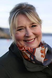 Fern Britton in We Love Are You Being Served?