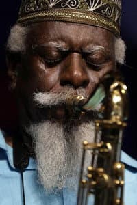 Pharoah Sanders in Stolen Moments: Red Hot + Cool