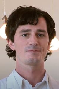 Chris Bostrom in White Barber