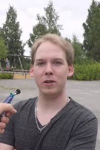 Mikael Lindahl in Ursvikens Fördolda Bastuförening