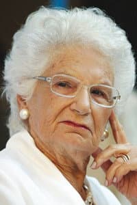 Liliana Segre in Per un nuovo domani