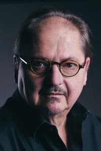 Jürgen Tarrach in Schnee in der Neujahrsnacht