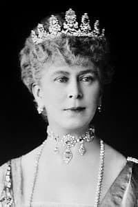 Queen Mary in Afternoon Tea in the Gardens of Clarence House