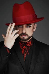 Boy George in Larry's Garage