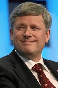Stephen Harper in Vancouver 2010 Olympic Opening Ceremony