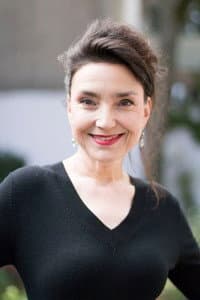 Tatjana Clasing in Europa, abends