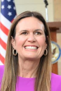 Sarah Huckabee Sanders in My Dinner with Trump