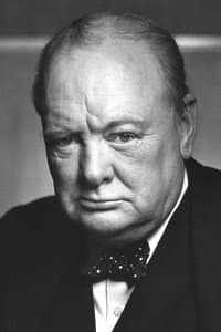 Winston Churchill in La Bataille de France