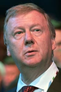 Anatoly Chubais in Khodorkovsky