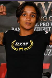 Aline Serio in Invicta FC 17: Evinger vs. Schneider