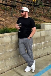 Chad Brewster in Crooked Stripes