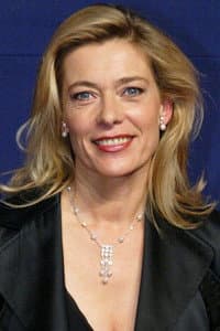 Barbara Rudnik in Schnee in der Neujahrsnacht