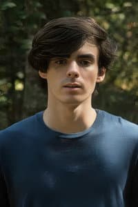 John Chance in Man on a Green Bike