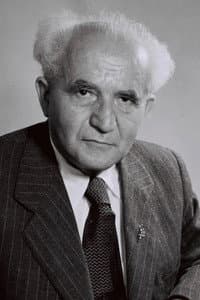 David Ben-Gurion in Never Stop Dreaming: The Life and Legacy of Shimon Peres