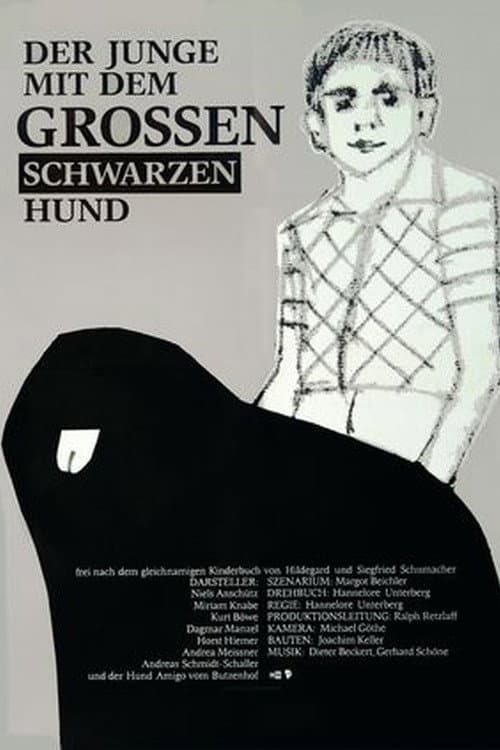 Der Junge mit dem großen schwarzen Hund (1986) poster