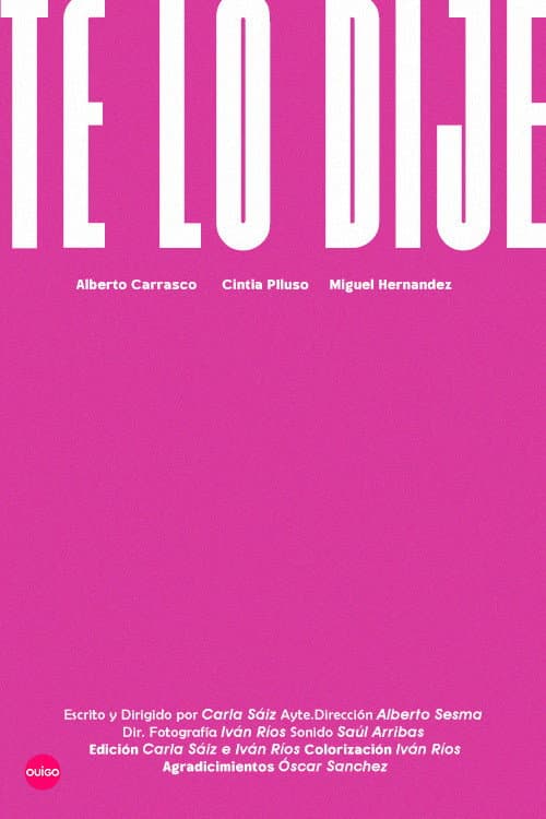 Te Lo Dije (2023) poster