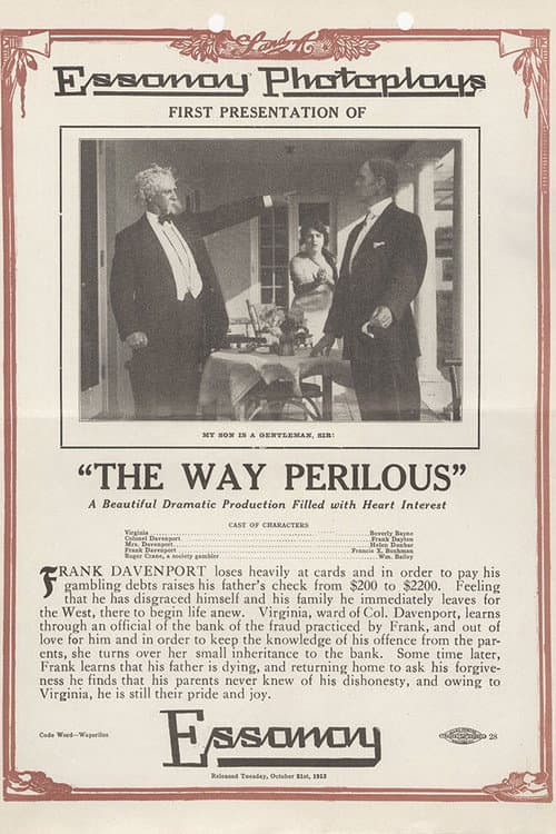 The Way Perilous (1913) poster