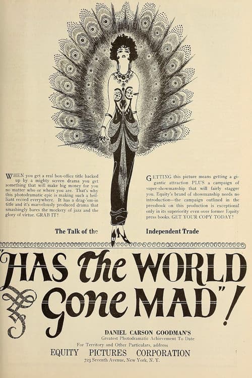 Has the World Gone Mad! (1923) poster