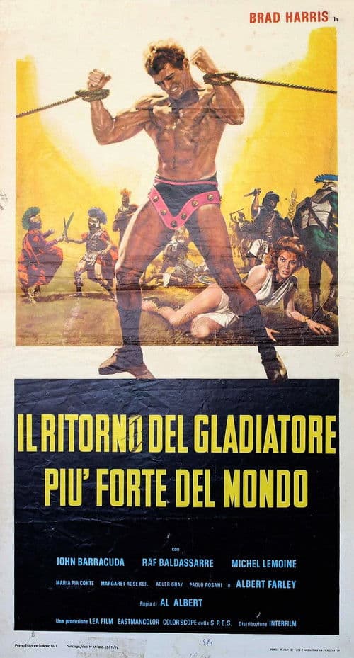 Il ritorno del gladiatore più forte del mondo (1971) poster