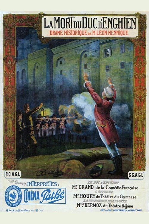 La Mort du duc d'Enghien en 1804 (1909) poster