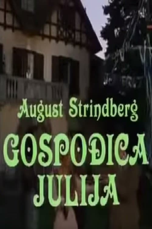 Gospođica Julija (1985) poster