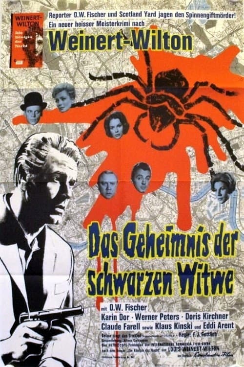 Das Geheimnis der schwarzen Witwe (1963) poster