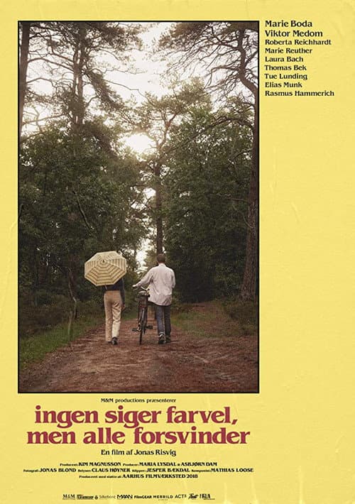 Ingen siger farvel, men alle forsvinder (2019) poster