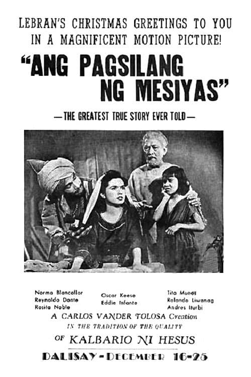 Ang Pagsilang Ng Mesiyas (1952) poster