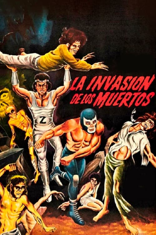 Blue Demon y Zovek en La invasión de los Muertos (1973) poster