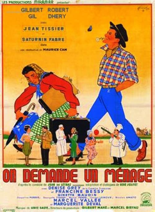 On demande un ménage (1946) poster