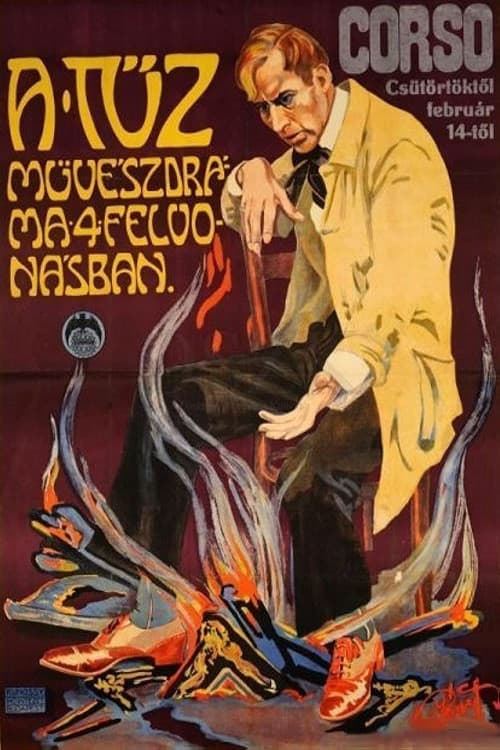 A tűz (1918) poster
