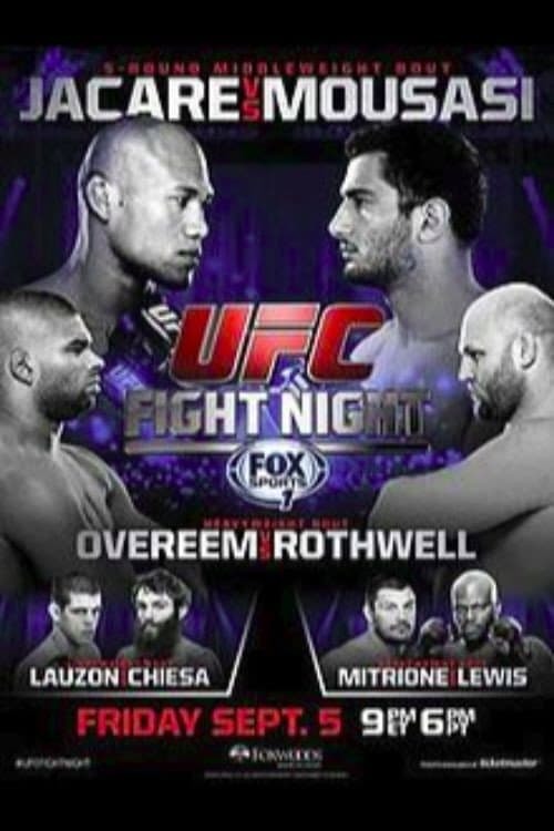 UFC Fight Night 50: Jacare vs. Mousasi (2014) poster