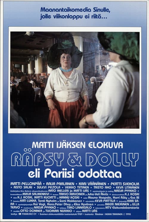 Räpsy & Dolly eli Pariisi odottaa (1990) poster