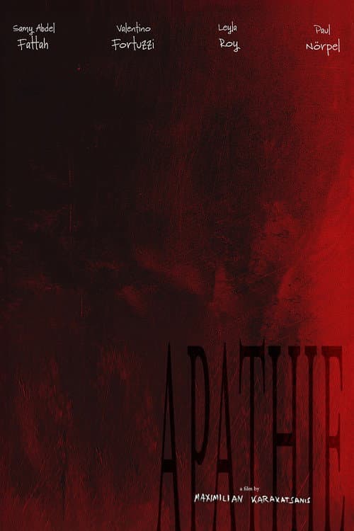 Apathie (2017) poster