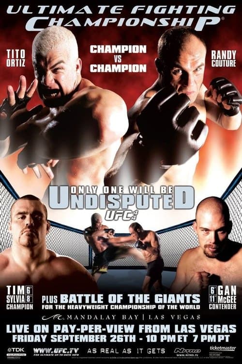 UFC 44: Undisputed (2003) poster