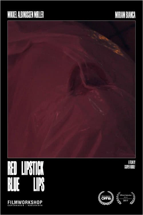 Rød læbestift, blå læber (2015) poster