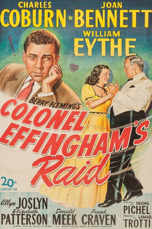 Colonel Effingham's Raid (1946) poster