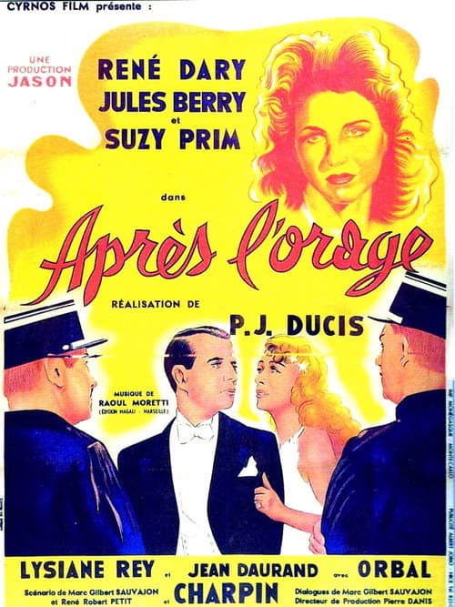 Après l'orage (1941) poster