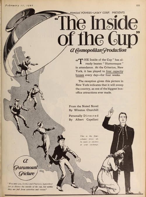 The Inside of the Cup (1921) poster